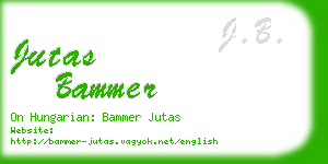 jutas bammer business card